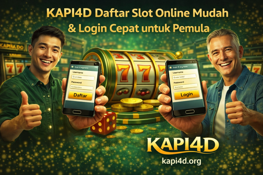 KAPI4D Daftar Slot Online Mudah dan Login