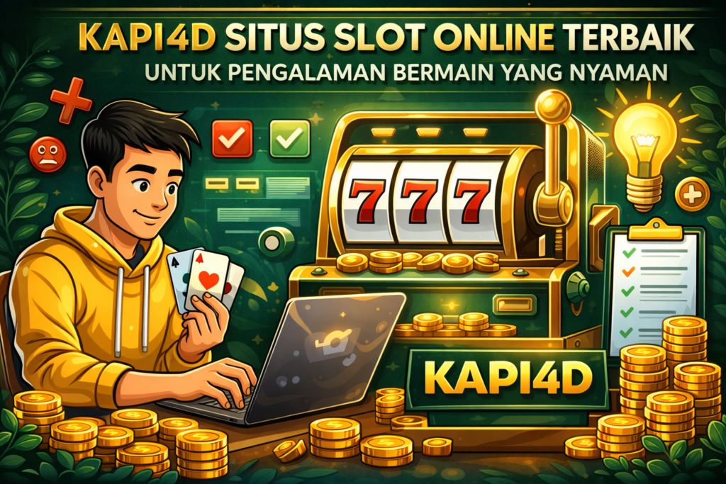 KAPI4D Situs Slot Online Terbaik dengan Sistem Stabil